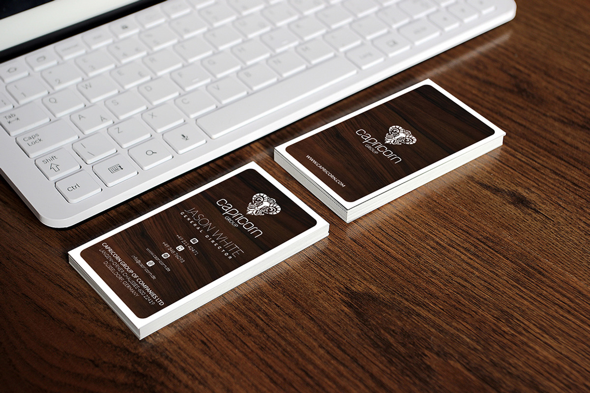 Wooden Business Card, a Business Card Template by Marvel (Photo 3 of 5)