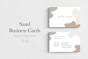 Sand Business Card