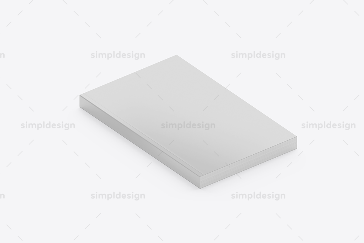 C-Format Softcover Book Mockup, a Books & Magazine Mockup by SimplDesign (Photo 4 of 13)