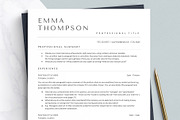 Modern ATS Resume Template for Word, a Resume Template by Get Landed (Thumbnail 1 of 10)