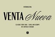 ED Venta Nueva - Font Duo, a Script Font by Emyself Design (Thumbnail 1 of 12)