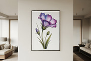 Watercolor Wildflower Flower, a Decorative Illustration by ForhadGFX (Thumbnail 3 of 12)