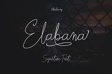 Elabama - Signature Font 