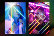 120 Retro Lights Photo Overlays, a Texture Graphic by ArtistMef (Thumbnail 2 of 14)