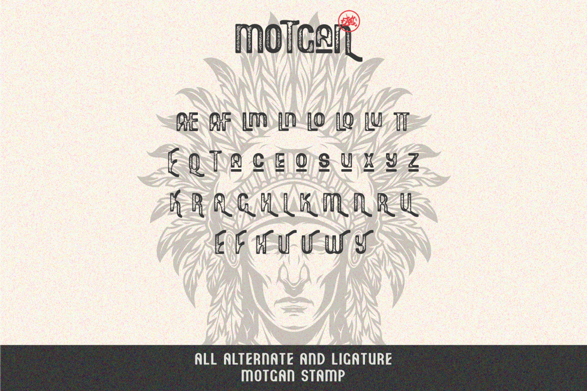 Motgan - Vintage Font, a Sans Serif Font by Vava Aryanto (Photo 16 of 16)