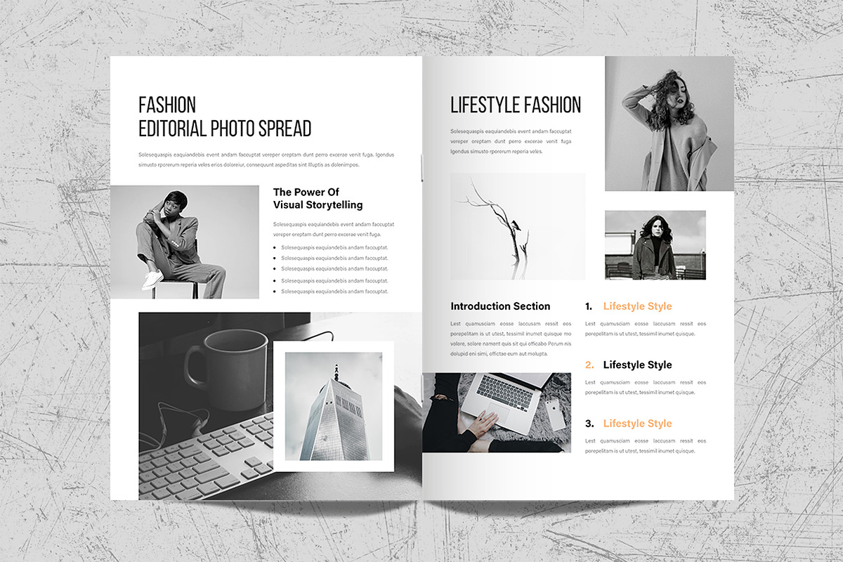 Fashion Magazine Template Design, a Magazine Template by White Graphic (Photo 10 of 11)