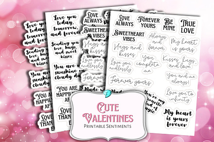 Cute Valentines Sentiments