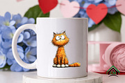 Whimsical Funny Cat PNG, a Seasonal Illustration by Craft Nest (Thumbnail 8 of 8)