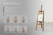 Easel & Canvas Scene Creator, a Product Mockup by KIPET (Thumbnail 2 of 18)