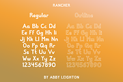 RANCHER by Abby Leighton, a Font by Abby Leighton Studio (Thumbnail 2 of 5)