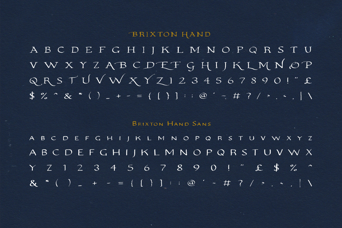 Brixton Hand (Plus Sans & Extras!) preview 2