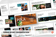 Pola - Tennis Sport PowerPoint, a Presentation Template by SquidPixey (Thumbnail 1 of 6)