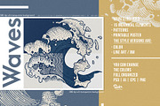 Abstract waves, an Illustration by Soir Creative (Thumbnail 3 of 9)