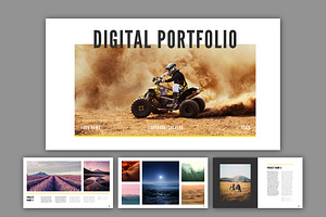 Digital Portfolio Layout