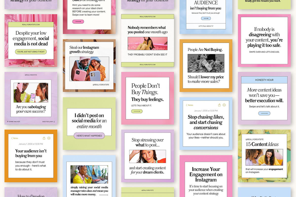 Instagram Creator for Coaches Canva, a Social Media Template by Fallon Gerst (Photo 5 of 47)