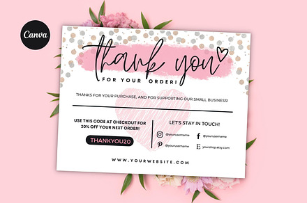Thank You Card For Small Business #3