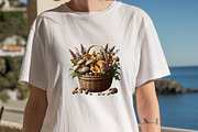 Edible Mushrooms Sublimation Clipart, an Illustration by SVGArt (Thumbnail 7 of 8)