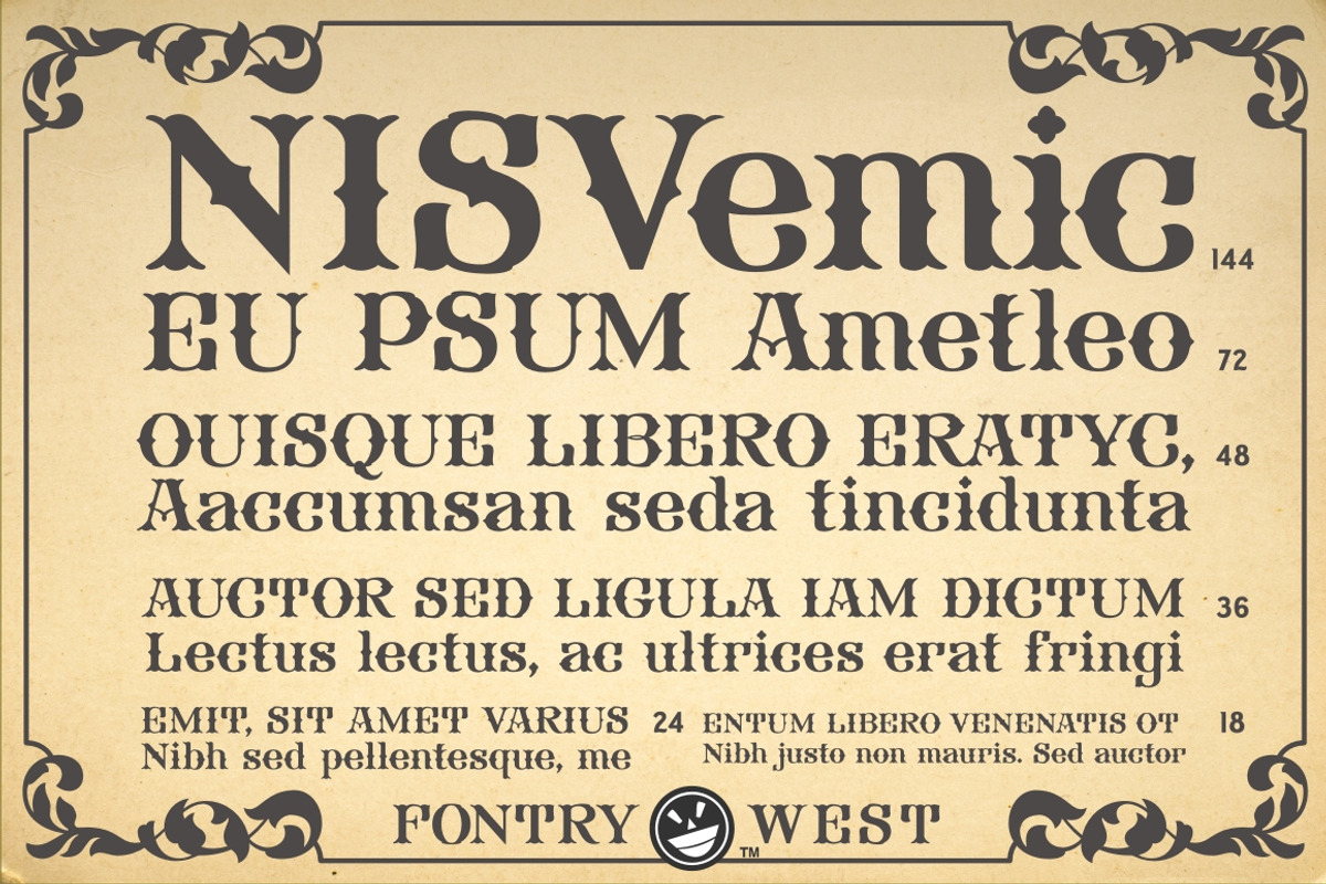 FHA Tuscan Roman, a Serif Font by Fontry West (Photo 12 of 14)