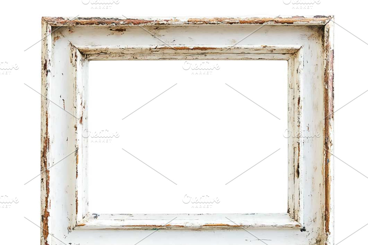 old wooden frame PNG, a Templates & Theme by VetalStock