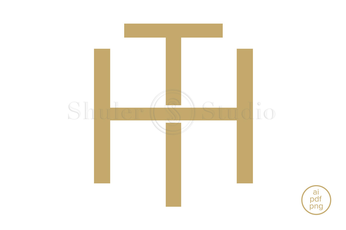 HT Monogram TH Monogram, a Branding & Logo Template by Shuler Studio