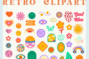 Retro Bundle 4 in 1, a Texture Graphic by NassyArt (Thumbnail 3 of 24)