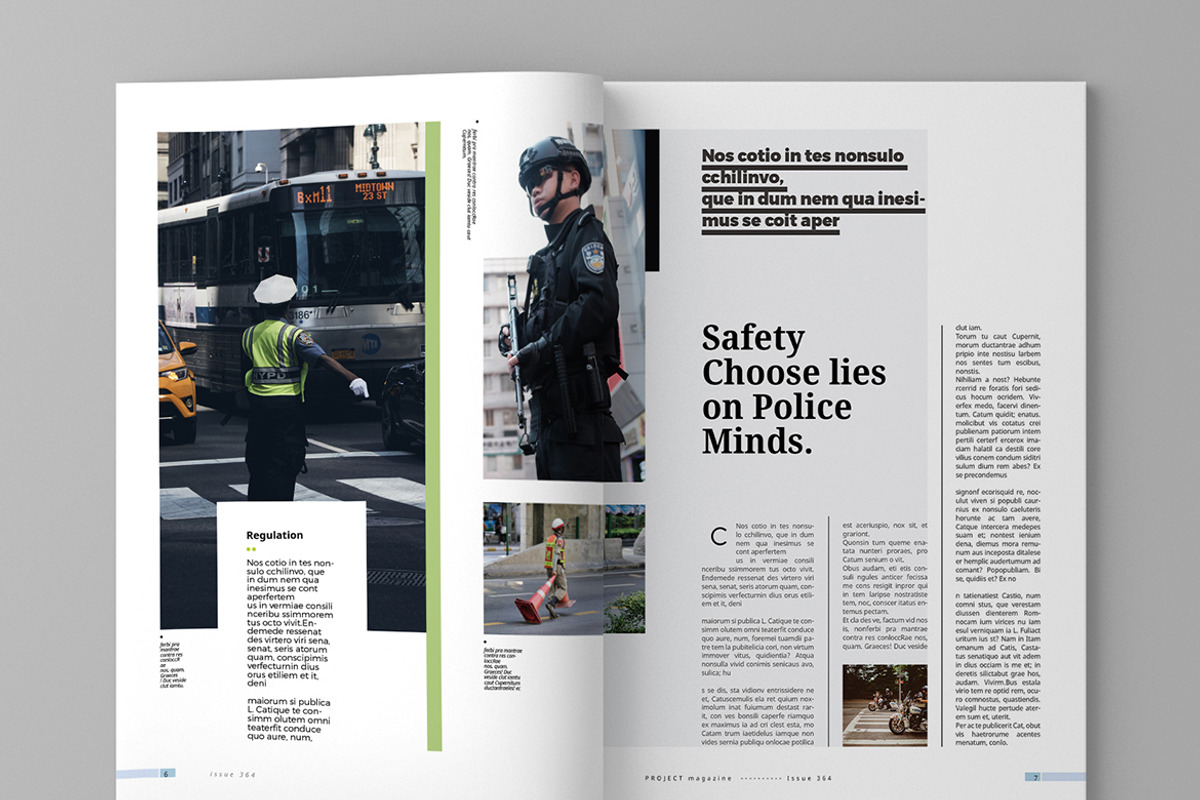 Project - Magazine Template, a Magazine Template by inspirasign