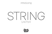 String, a Font by Rashdrawn (Thumbnail 1 of 4)