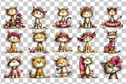 Beach Cat PNG Clipart Watercolor, a Seasonal Illustration by Nicolle's Colorful Art (Thumbnail 4 of 4)