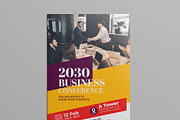 Business Conference Bifold Brochure, a Brochure Template by Cristal Pioneer (Thumbnail 6 of 6)
