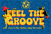 Groovelly - Funk Groovy Display Font, a Sans Serif Font by riff.type (Thumbnail 1 of 10)