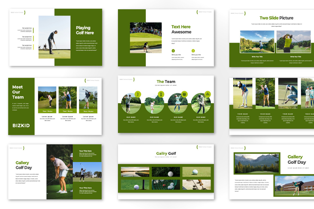 Bizkid Golf Keynote preview 3