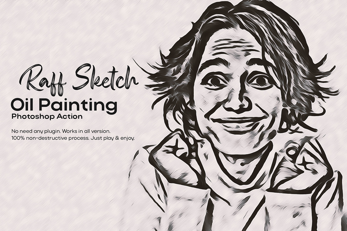 Raff Sketch Art Action, an Action Add-On by DesignCave (Photo 1 of 5)