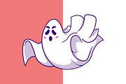 Cute Ghost Haunting Cartoon Vector, an Object Illustration by Artstorystudio (Thumbnail 2 of 3)