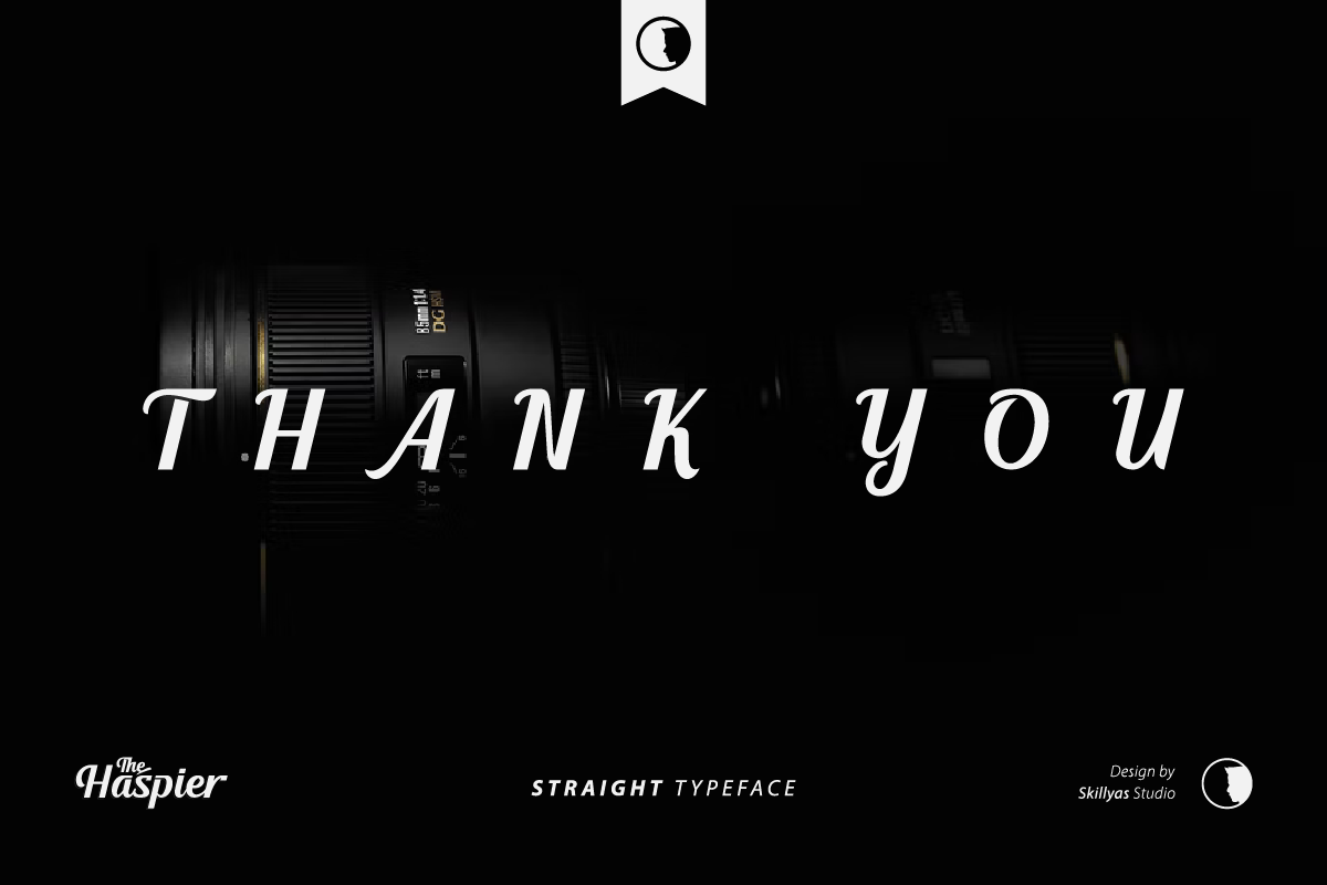 The Haspier Straight Script Font, a Script Font by Skillyas_Studio (Photo 10 of 10)