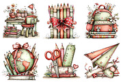 Back to School Clipart Bundle, a Seasonal Illustration by DreamArtGraphic (Thumbnail 3 of 4)