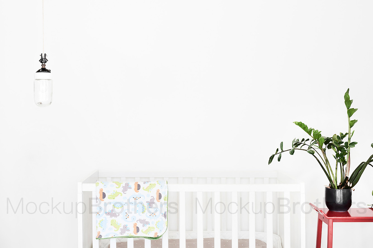 Nursery baby room mockup mock up 19, a Product Mockup by MockUpBrothers (Photo 3 of 5)