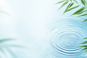 Ripples in calm water with leaves, a Photo by Beautiful things