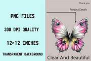Whimsical Spring Butterfly Clipart B, an Illustration by SVGArt (Thumbnail 9 of 9)