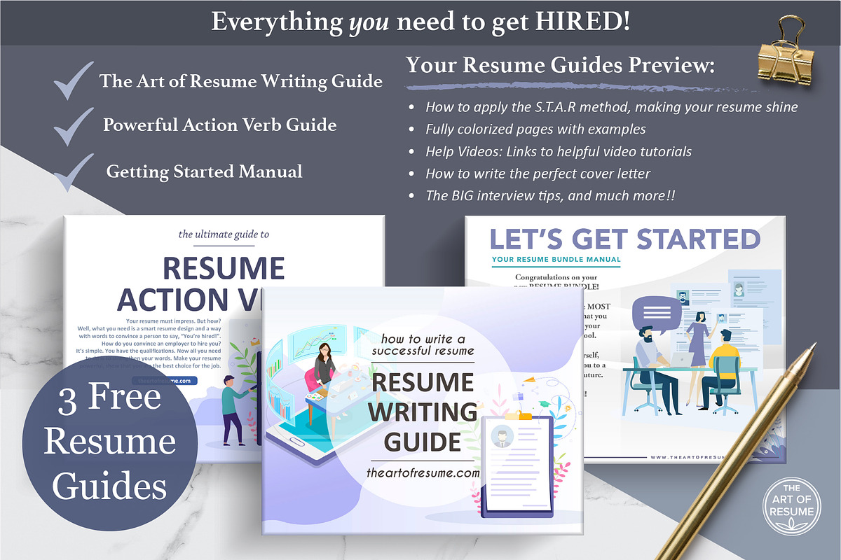 Creative Resume, Blue CV Templates, a Resume Template by The Art of Resume (Photo 7 of 8)