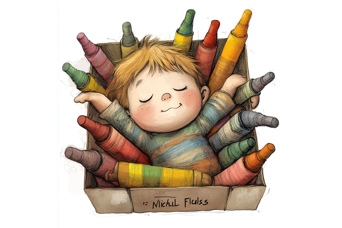 Prompt Crayon Children Clipart, a Decorative Illustration by Creative design (Photo 4 of 7)