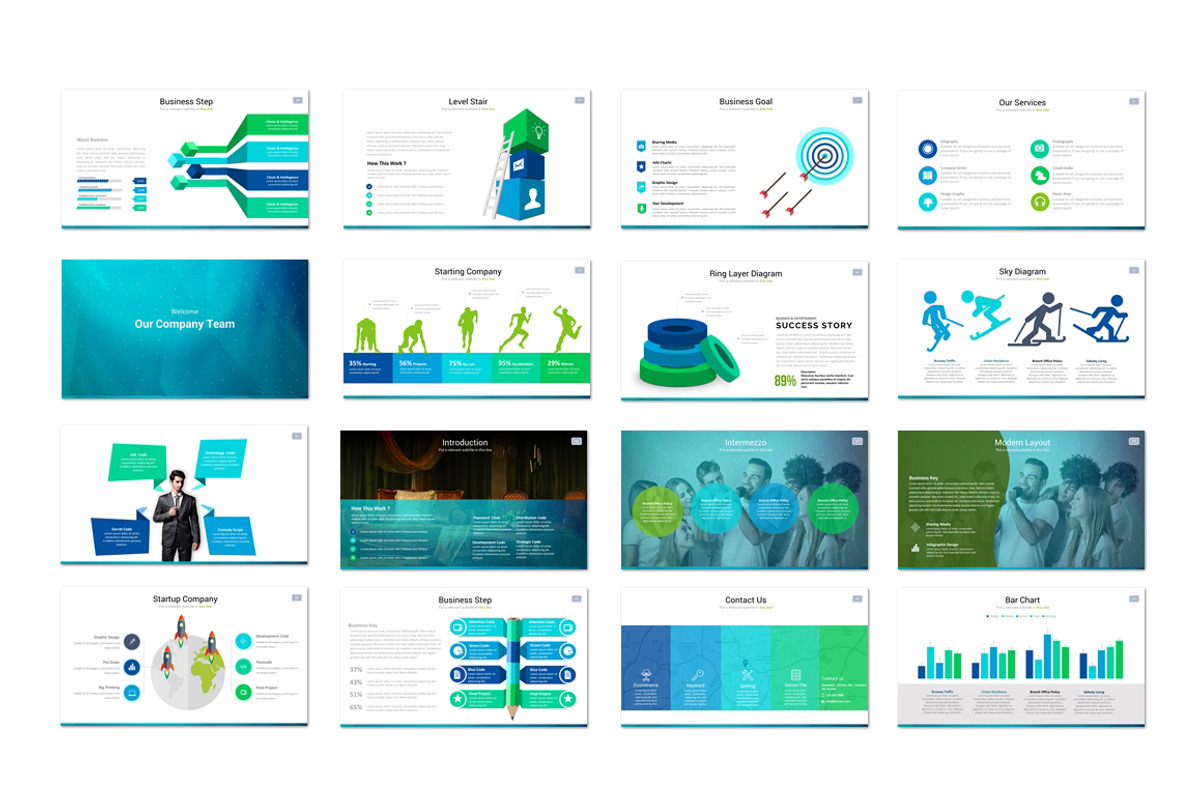Techno Powerpoint Template, a Presentation Template by Flyer King (Photo 4 of 4)