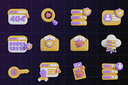 Cyber Security 3D Icon, an Object Graphic by Artnivora.Std (Thumbnail 4 of 4)