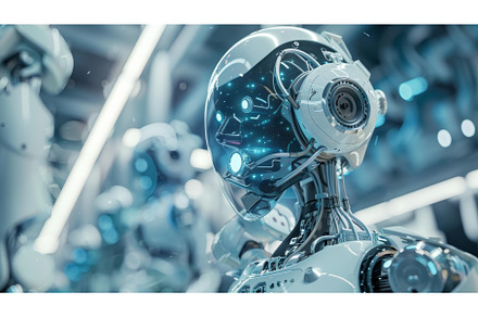 Machine learning business concept, a Technology Photo by ZinetroN