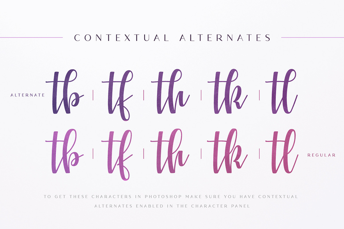 Multiberry - Script Font preview 3