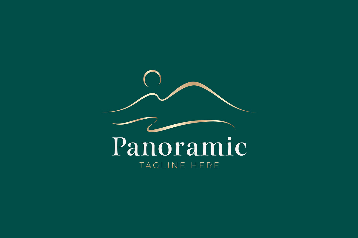 Panoramic Luxury Logo, a Branding & Logo Template by Signatoro (Photo 2 of 2)