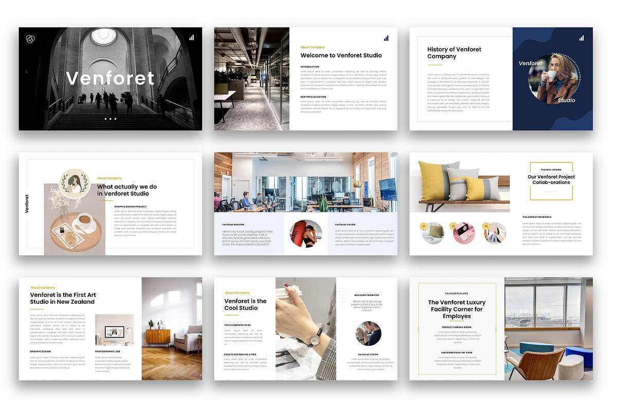 Venforet – Business Keynote Template, a Presentation Template by kreatifreya (Photo 2 of 5)