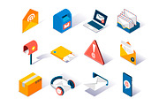 Isometric Vector Icons Pack, an Outline Icon by alexdndz (Thumbnail 14 of 21)