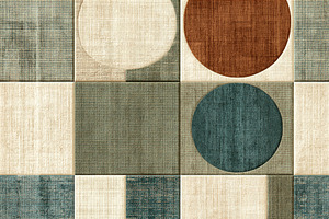 Seamless pattern abstract geometric pattern showing textured squ, a Pattern Graphic by Studio ANNA