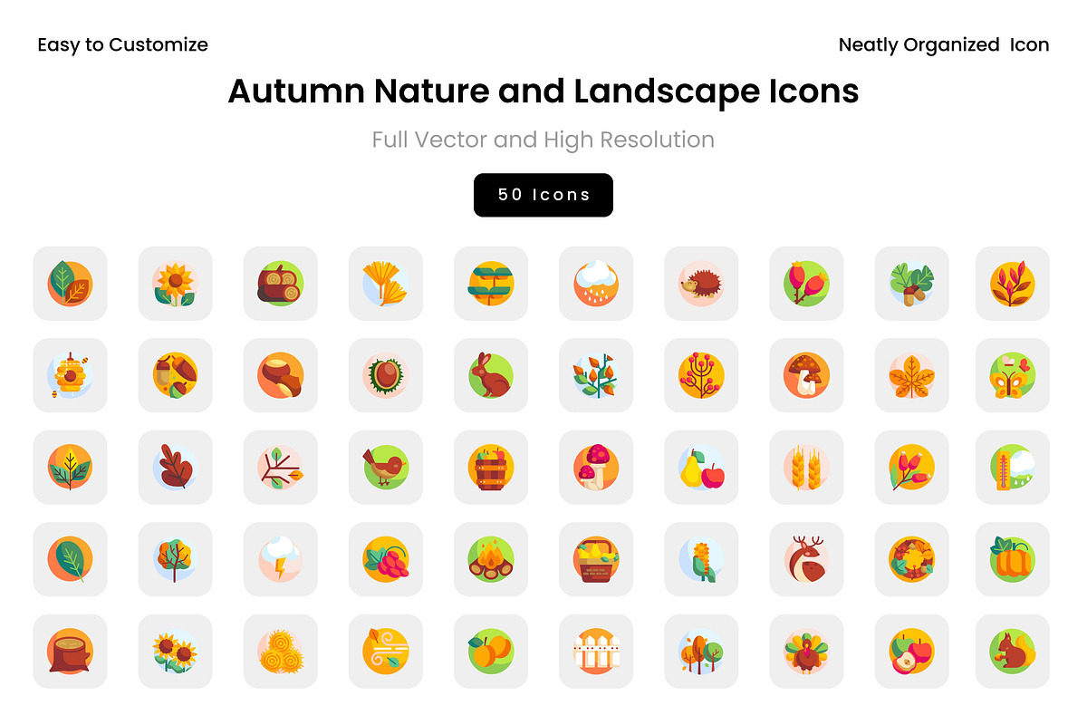 Autumn Nature and Landscape Icons, an Icon by Wencory (Photo 2 of 2)