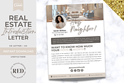 Real Estate Introduction Letter, a Flyer Template by Jennifer Magri Templates (Thumbnail 1 of 9)